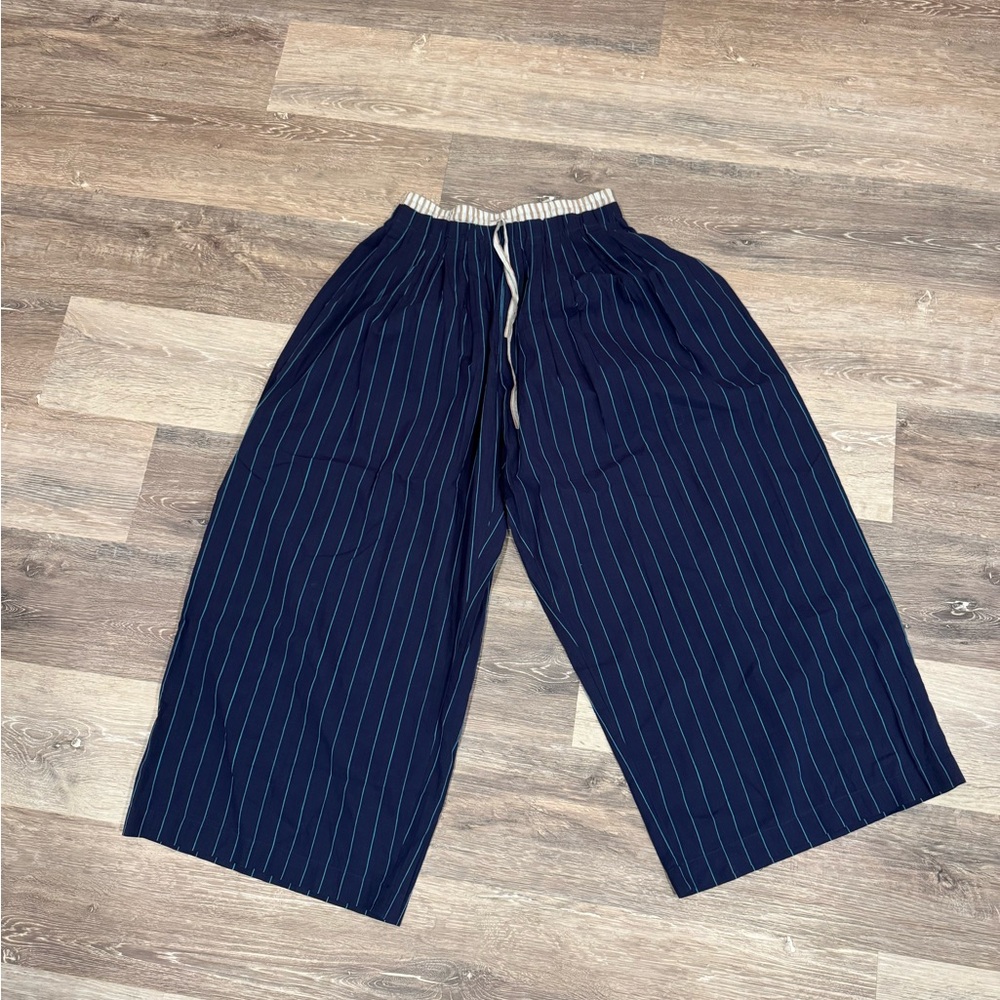 Anthropologie Mixed Stripe Wide Leg Pants - Picture 2 of 4